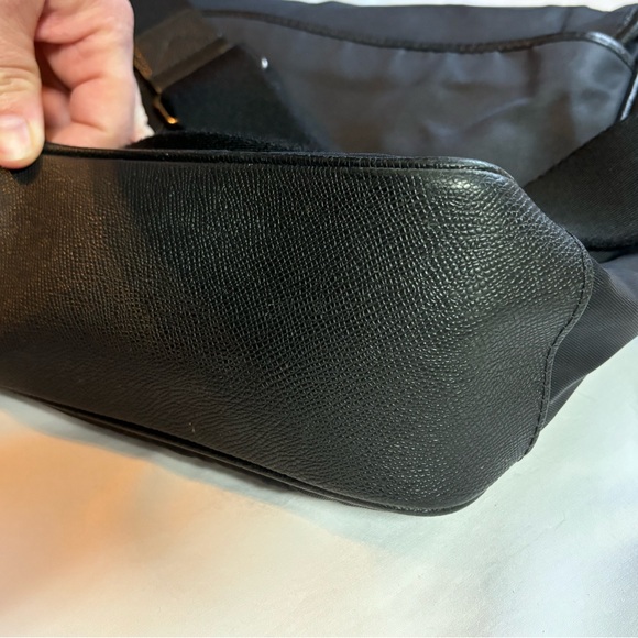 Burberry Black Nylon Messenger Laptop Bag - Picture 5 of 9